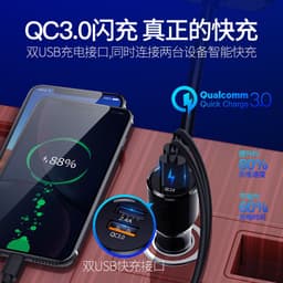 image-Hyundai C86 Car MP3 Player FM Transmitter QC3.0 Car Charger
