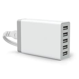 image-60W USB Charger 12A 6-Port 100-240V US Plug