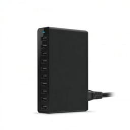 image-60W USB Charger 12A 6-Port 100-240V US Plug