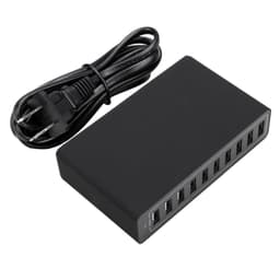 image-60W USB Charger 12A 6-Port 100-240V US Plug