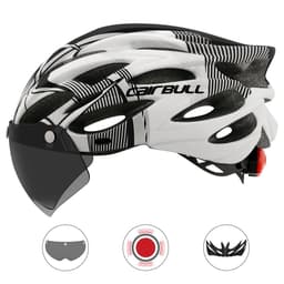 image-Cairbull ALLROAD 2020 Bike Helmet with Lens, Brim & Tail Light