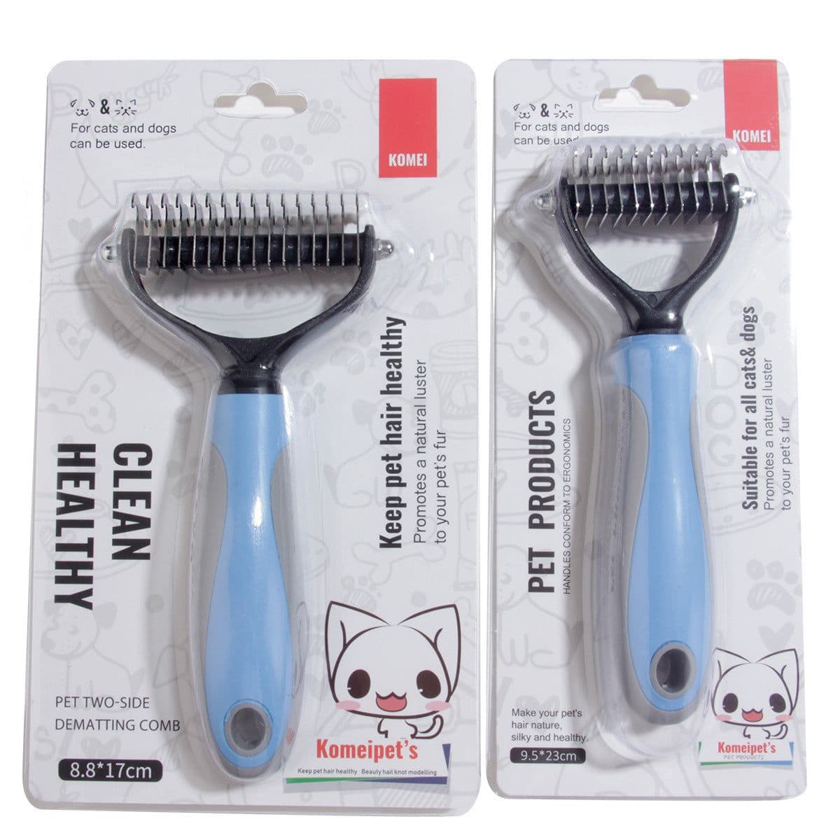 image-Dog Knot Comb for Long-Haired Breeds - Pet Grooming Tool