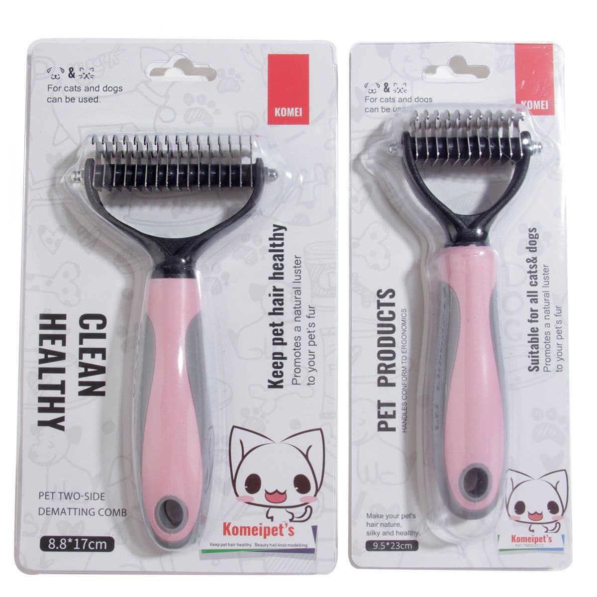 image-Dog Knot Comb for Long-Haired Breeds - Pet Grooming Tool