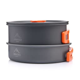 image-Widesea Camping Pot Set 2-3 People Aluminum Alloy with Teapot