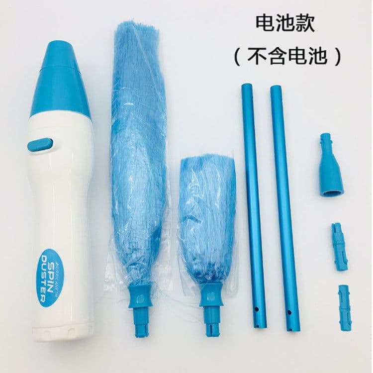 image-Electric Rotating Rechargeable Dust Duster Cleaning Brush
