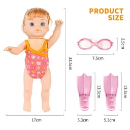image-Children's Beach Swimming Pool Electric Water Doll Summer Toy