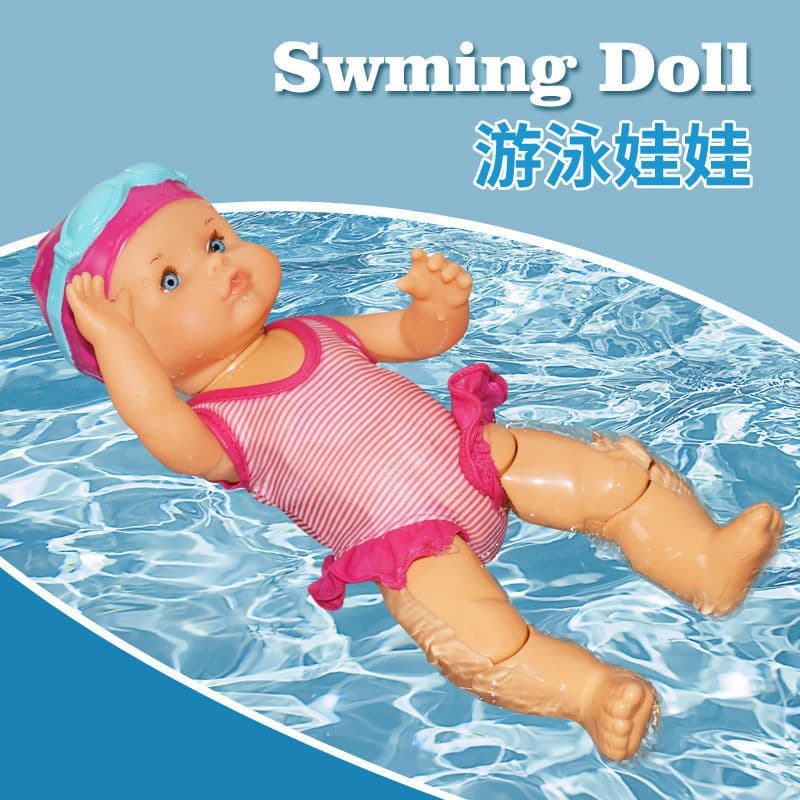 image-Children's Beach Swimming Pool Electric Water Doll Summer Toy