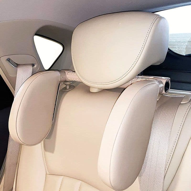 image-Car Headrest Pillow Memory Foam Neck Support Travel Sleep Cushion