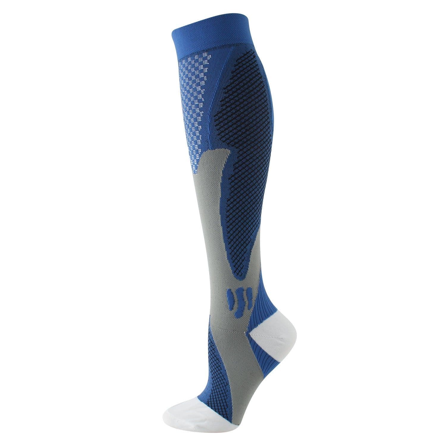 image-Compression Socks Sports Running Cycling Unisex Rose Red XXL