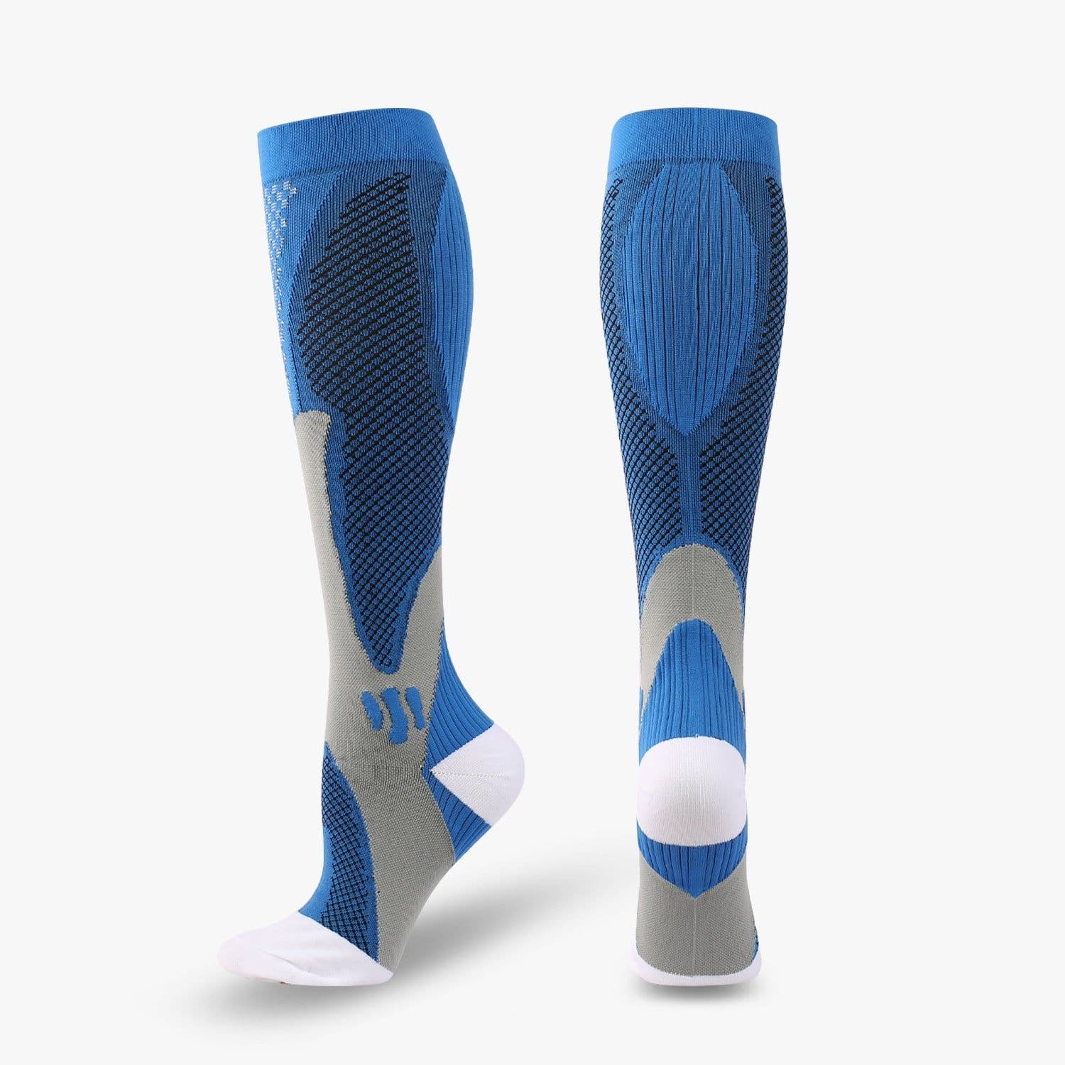 image-Compression Socks Sports Running Cycling Unisex Rose Red XXL