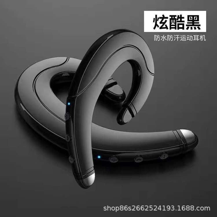 image-F88 Bone Conduction Bluetooth 5.0 Wireless Headset Stereo Earphones
