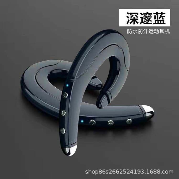 image-F88 Bone Conduction Bluetooth 5.0 Wireless Headset Stereo Earphones