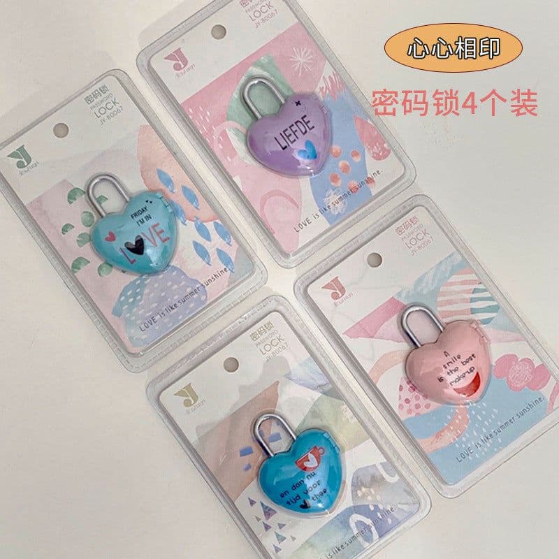 image-Combination Padlock Mini Cabinet Lock Chinese Style