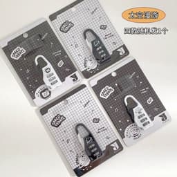 image-Combination Padlock Mini Cabinet Lock Chinese Style