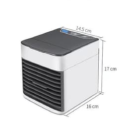 image-USB Spray Air Cooler Fan Desktop Humidifier 7 Color LED