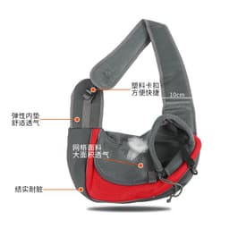 image-Pet Carrier Backpack Breathable Mesh Portable Bag for Cats Dogs