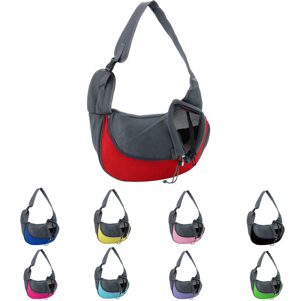 image-Pet Carrier Backpack Breathable Mesh Portable Bag for Cats Dogs