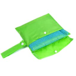 image-Beach Toy Storage Bag Mesh Tote for Kids Sand Toys Towels