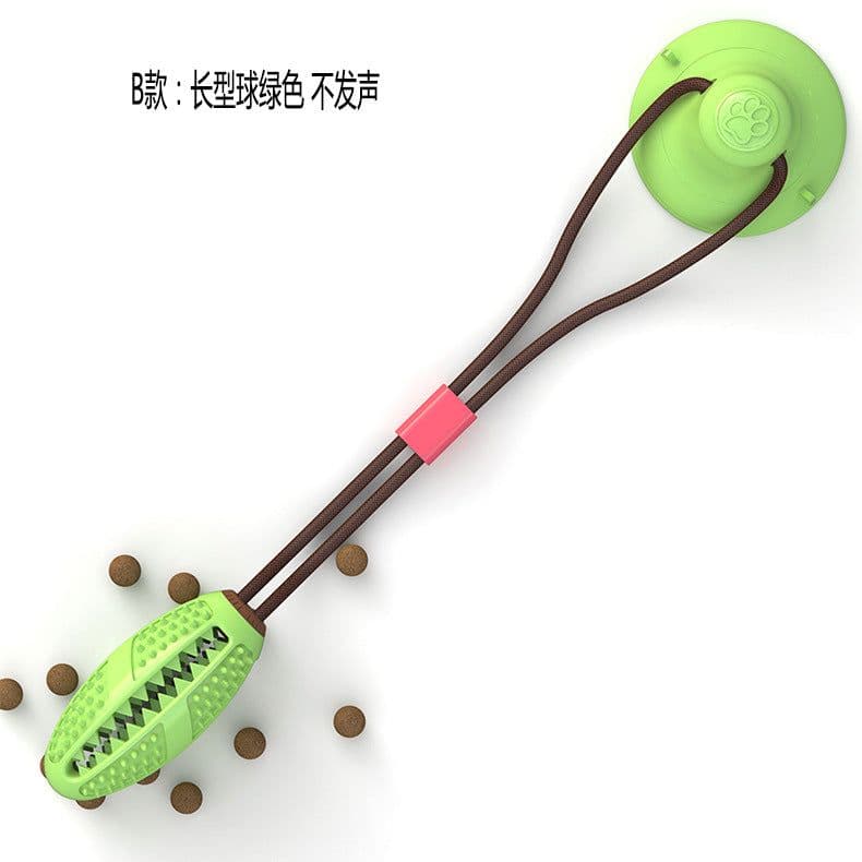 image-Dog Tug Toy with Double Suction Cup and Rope Ball Feeder