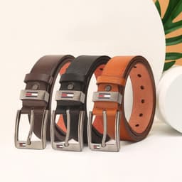 image-Men's Pin Buckle Belt Casual Fashion Waist Belt