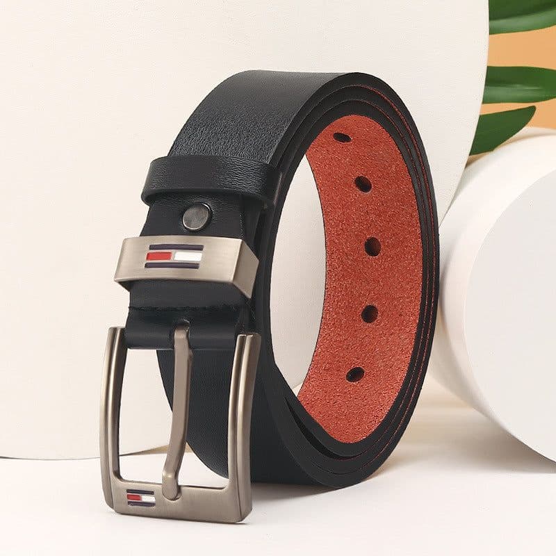 image-Men's Pin Buckle Belt Casual Fashion Waist Belt