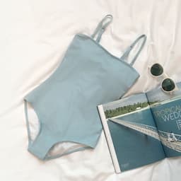 image-VNEBO Women's One-Piece Swimsuit with Chest Pad Solid Color