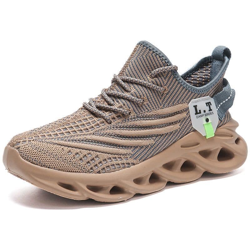 image-Men's Breathable Mesh Running Shoes Casual Sports Sneakers