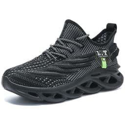 image-Men's Breathable Mesh Running Shoes Casual Sports Sneakers