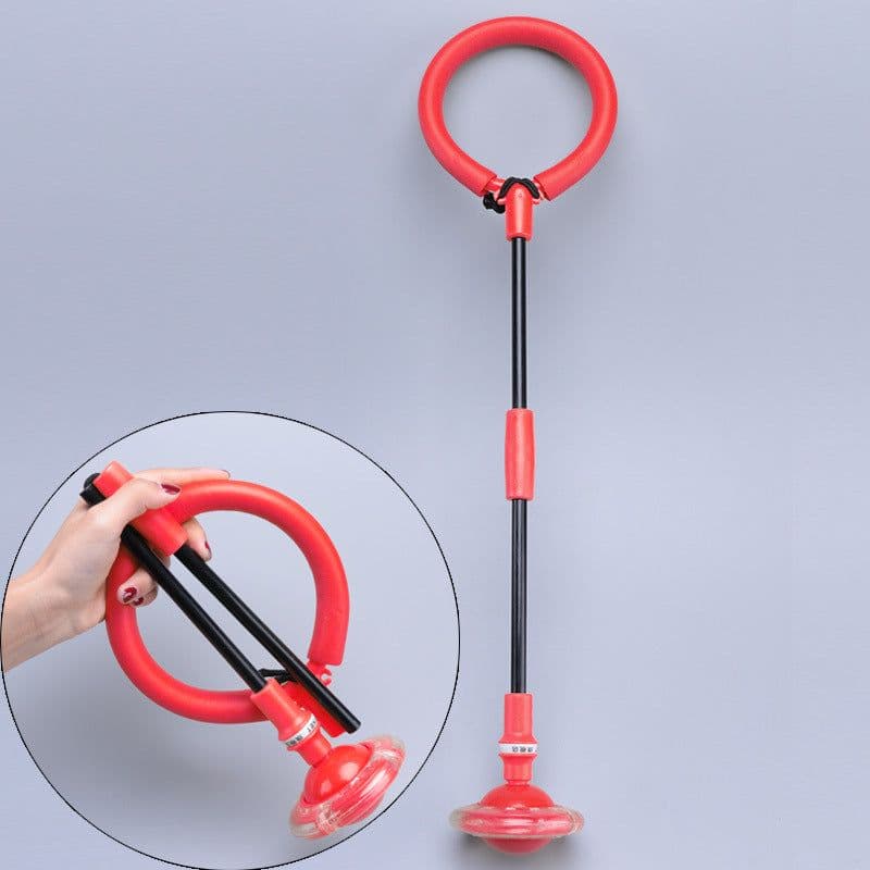 image-Folding Jump Ring Flashing PVC Fitness Toy for Youth 7-14 Years