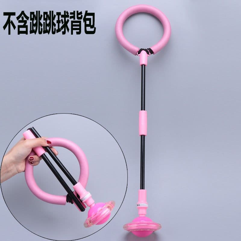 image-Folding Jump Ring Flashing PVC Fitness Toy for Youth 7-14 Years