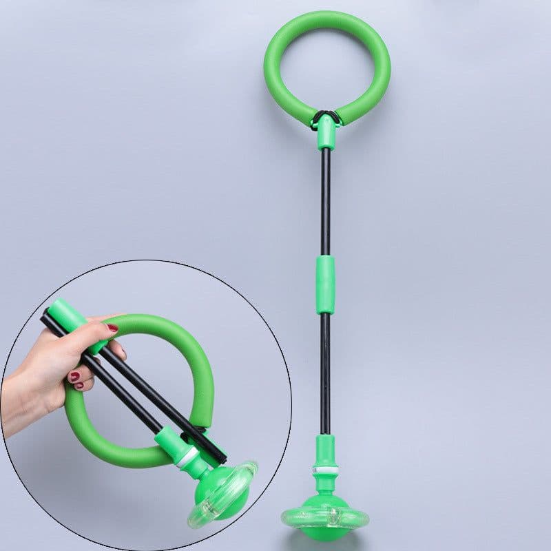 image-Folding Jump Ring Flashing PVC Fitness Toy for Youth 7-14 Years