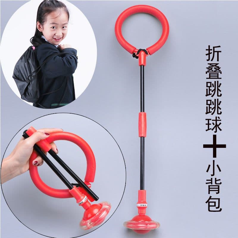 image-Folding Jump Ring Flashing PVC Fitness Toy for Youth 7-14 Years