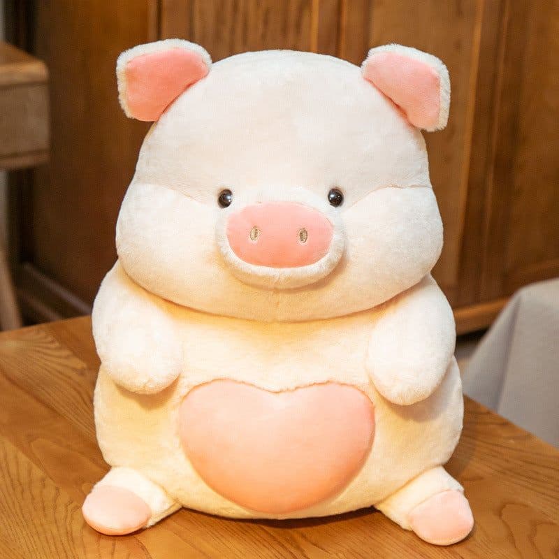 image-Plush Angel Pig Doll 45cm Short Plush Toy with Sound