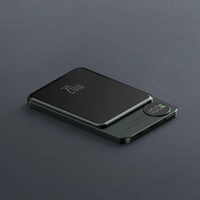 image-Q9 Magnetic Wireless Power Bank 10000mAh PD20W Aluminum Alloy