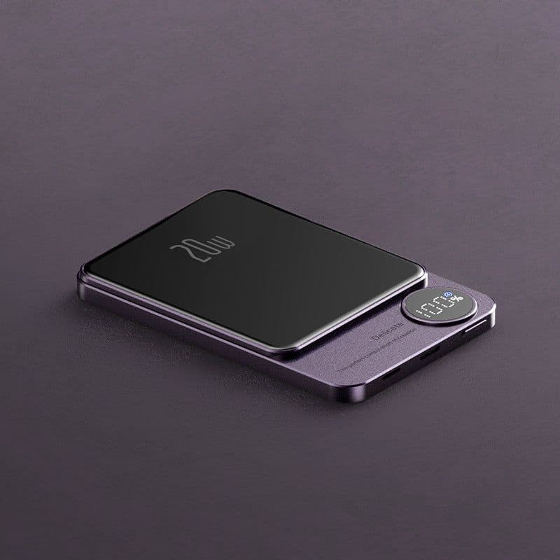 image-Q9 Magnetic Wireless Power Bank 10000mAh PD20W Aluminum Alloy