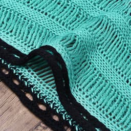 image-Women's Crochet Hollow Bikini Cover Up Beach Sunscreen Blouse