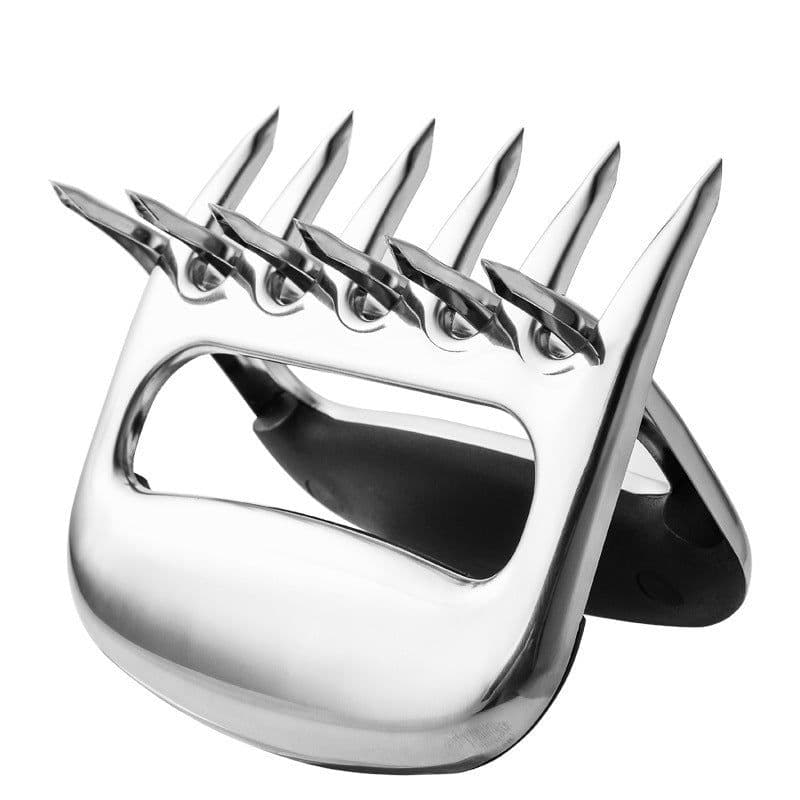 image-Stainless Steel Meat Shredder Claws BBQ Bear Claw Separator