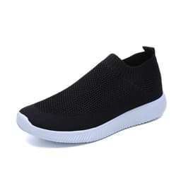 image-Women's Breathable Mesh Casual Loafers Flat Slip-On Shoes