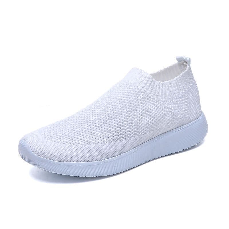 image-Women's Breathable Mesh Casual Loafers Flat Slip-On Shoes