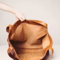 image-Women's PU Leather Tote Bag Large Capacity Shoulder Bag Retro