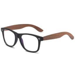 image-KITHDIAL Wooden Polarized Sunglasses 7061H Walnut Frame UV400