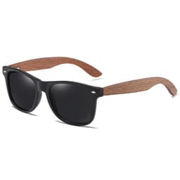 image-KITHDIAL Wooden Polarized Sunglasses 7061H Walnut Frame UV400