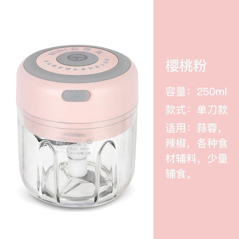 image-Manual Garlic Masher Food Chopper 100ml
