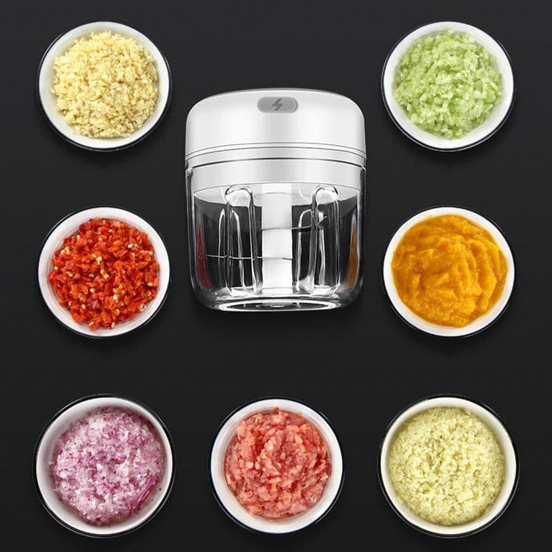 image-Manual Garlic Masher Food Chopper 100ml