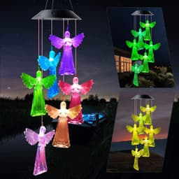 image-Solar LED Garden Stake Light Butterfly Hummingbird Outdoor Lawn Decoration