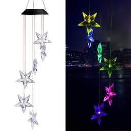 image-Solar LED Garden Stake Light Butterfly Hummingbird Outdoor Lawn Decoration