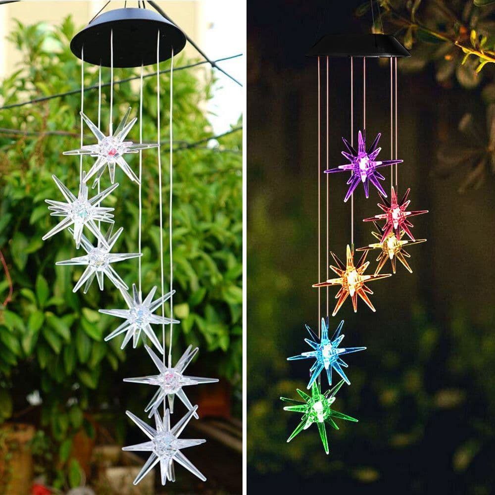 image-Solar LED Garden Stake Light Butterfly Hummingbird Outdoor Lawn Decoration