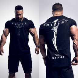 image-Men's Quick-Dry Fitness T-Shirt Round Neck Running Training Top