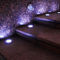 image-Solar LED Garden Light IP65 Waterproof Underground Lawn Lamp 20LED
