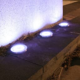 image-Solar LED Garden Light IP65 Waterproof Underground Lawn Lamp 20LED